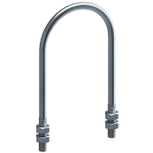 1 anchor set (3 pcs.) | for casting car-park | barrier hoops in concrete